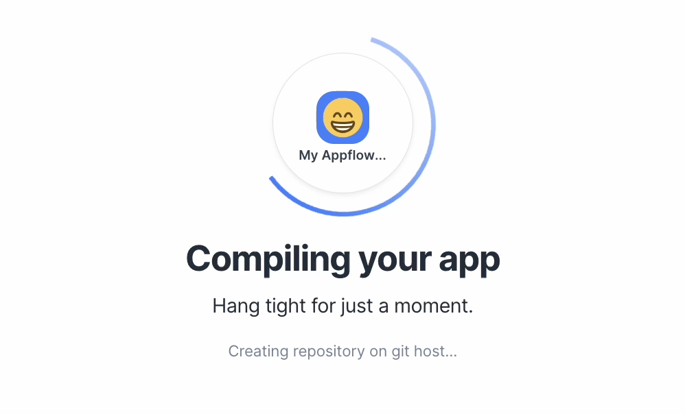 Compiling new app